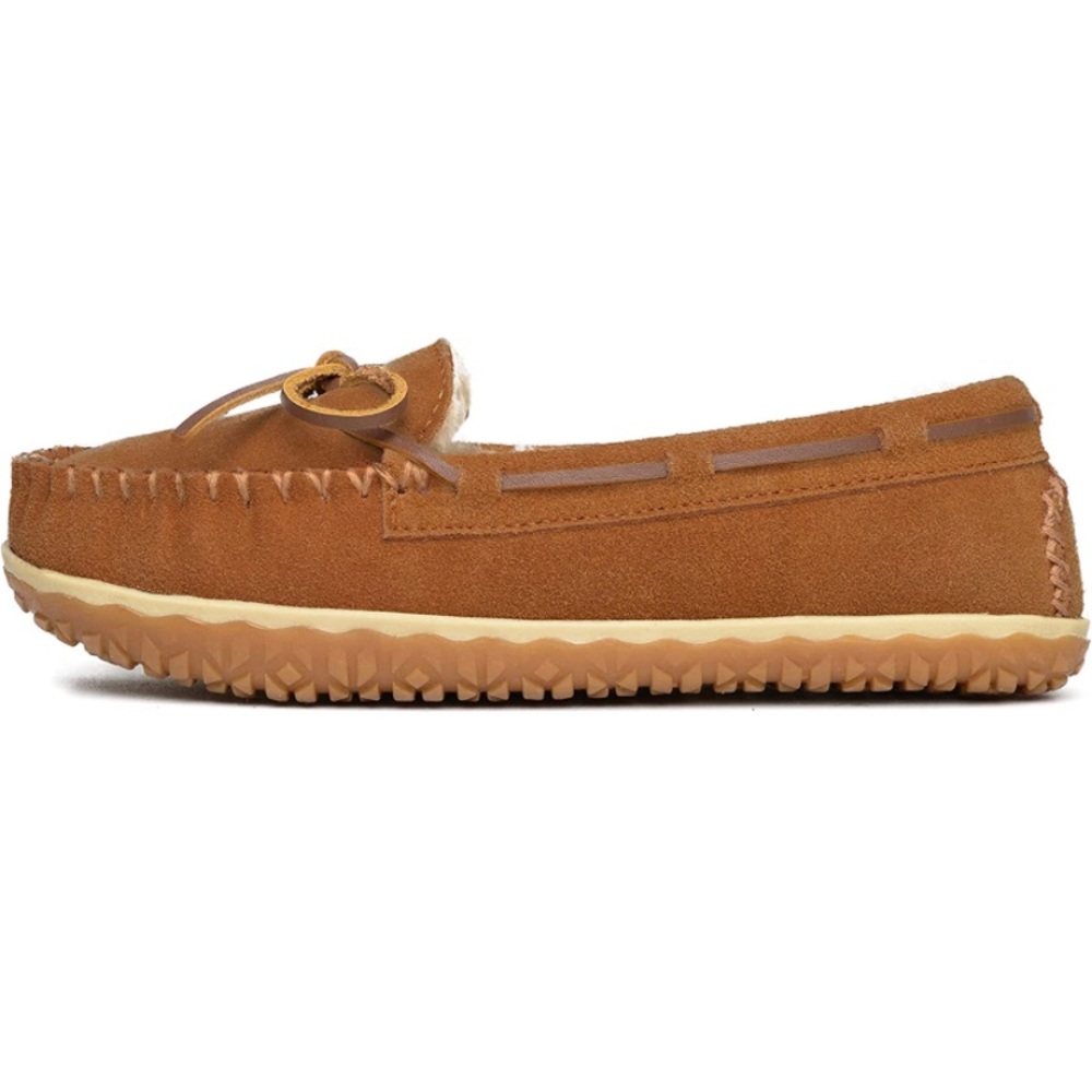 Minnetonka Women's Size 11 Tilia Suede Moccasin Slippers Indoor/Outdoor